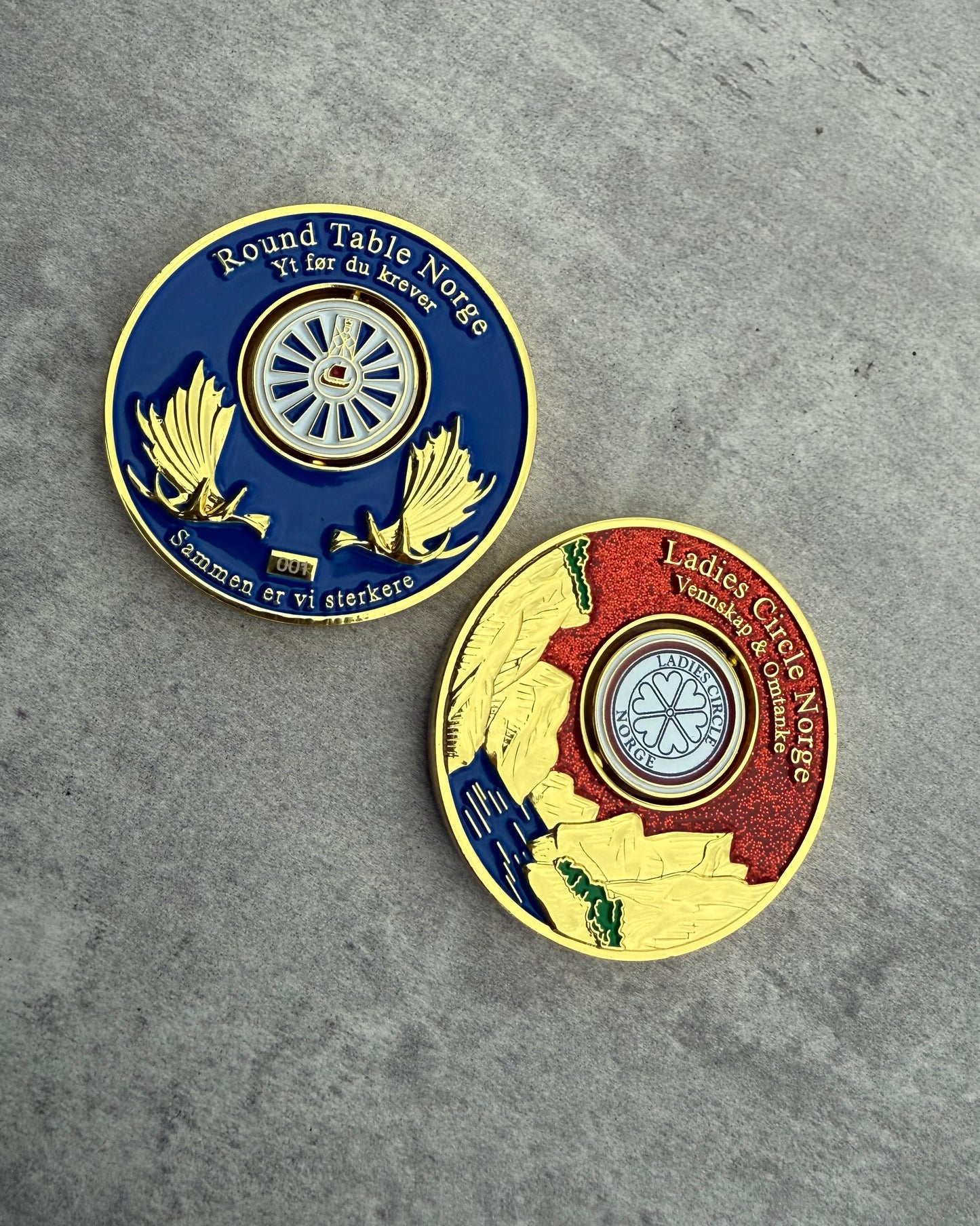 Limited Edition (Nummerert): Norges første Side by Side coin