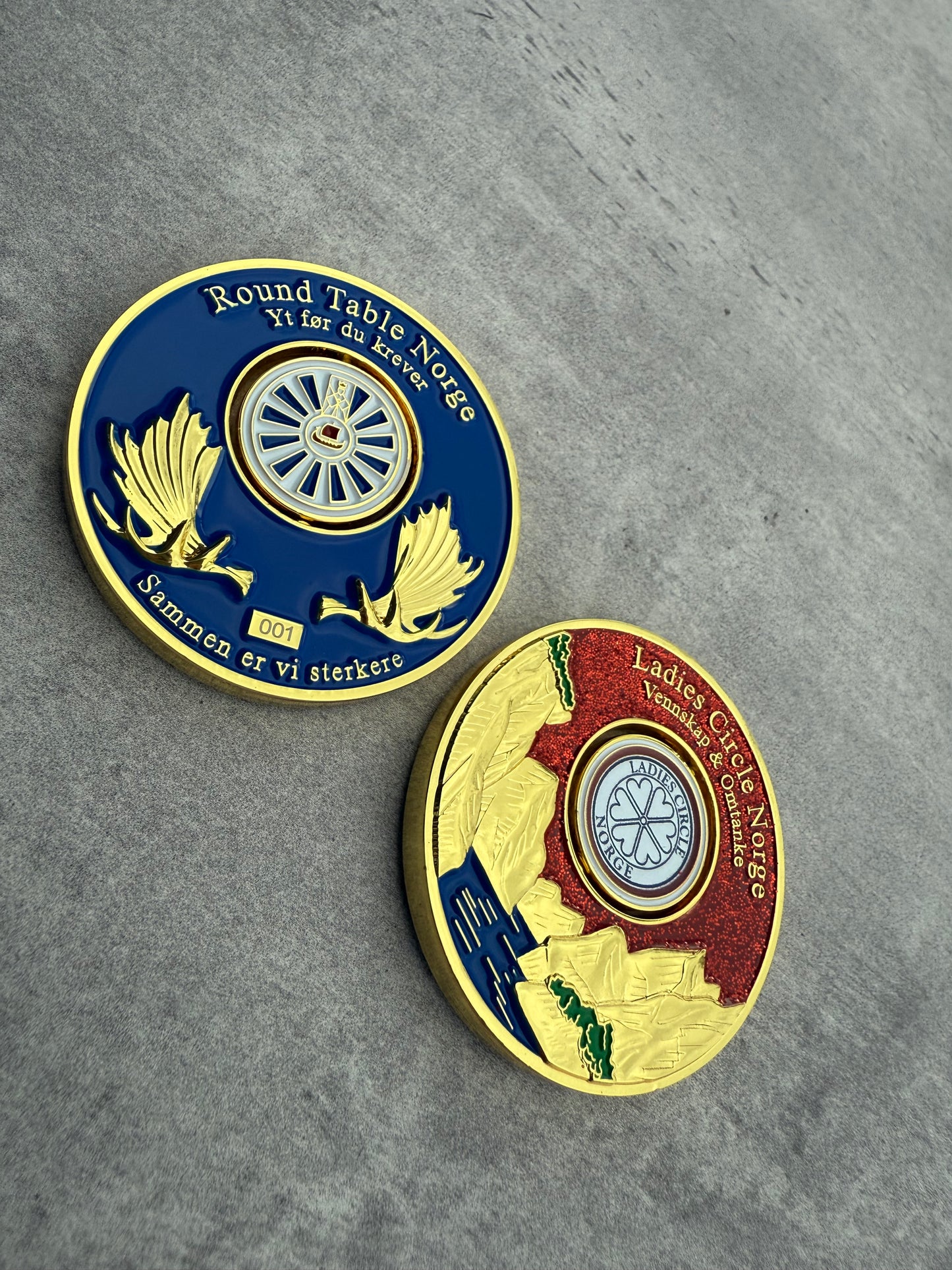 Limited Edition (Nummerert): Norges første Side by Side coin