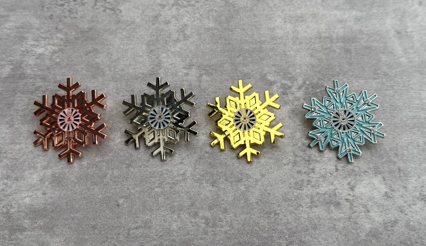 100% Challenge pins (3, 5, 7 & 10år)