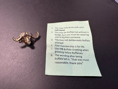 Buffalo Pin